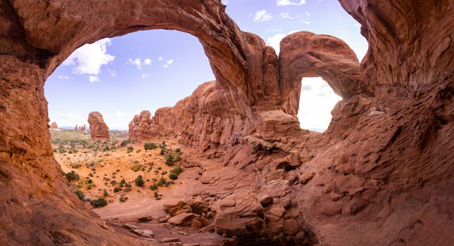 Resorts Surrounded by Rock Arches and Sand Valleys